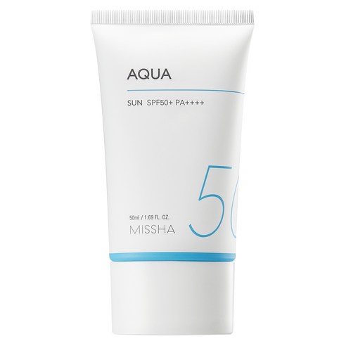 미샤 올 어라운드 세이프 블록 아쿠아 선크림 SPF50+ 제품 이미지