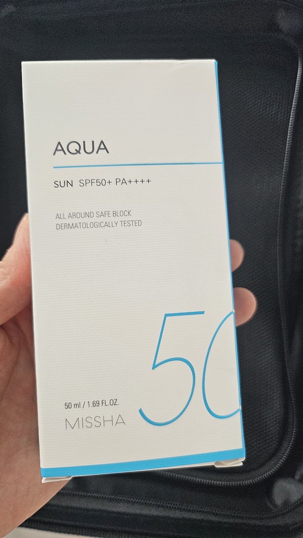 미샤 올 어라운드 세이프 블록 아쿠아 선크림 SPF50+ 구매 후기 이미지